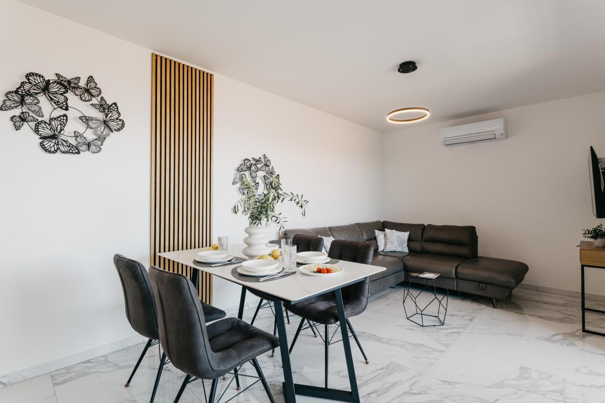 Lili Rose Mandre - Exclusive Family Apartments With Sea View, Just Steps From Beach 客房 照片